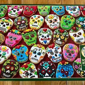 Cobble Hill 1000 pc Colorful Skull Puzzle!
